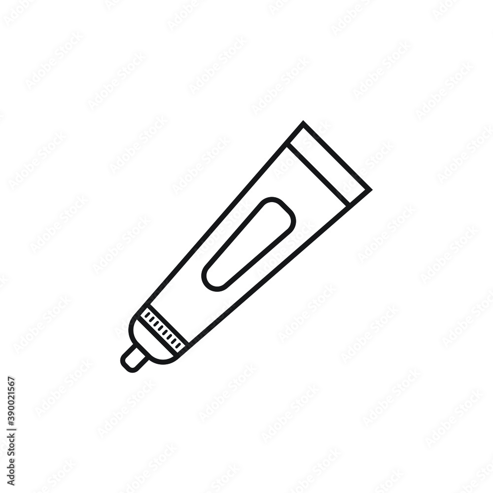 Gel icon design isolated on white background Gel icon design isolated on white background