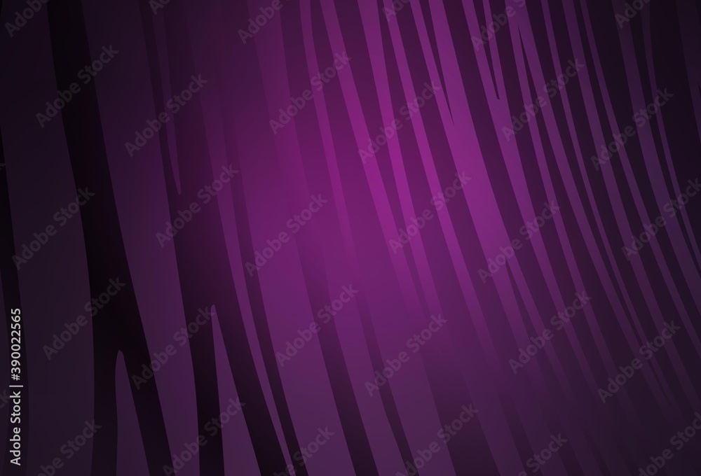 Dark Pink vector pattern with curved lines. Dark Pink vector pattern with curved lines.