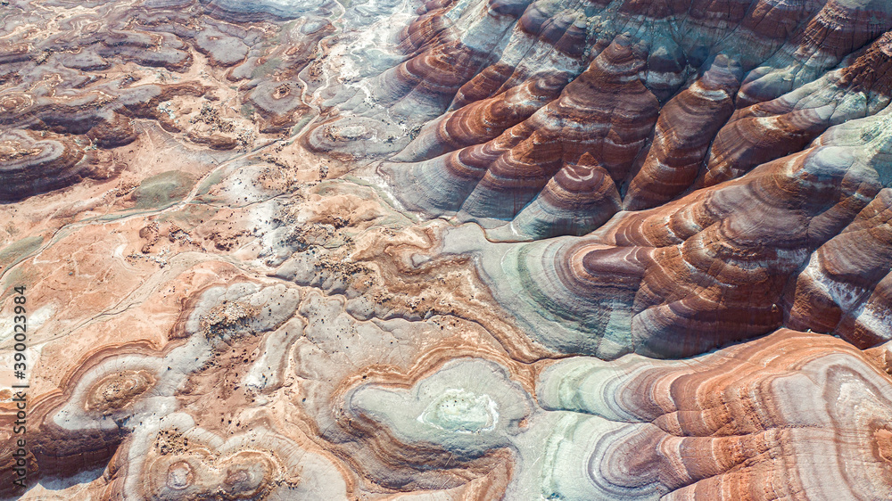 Mars Like Rocks Utah Aerial view mountains in utah that look like they are from planet Mars ...