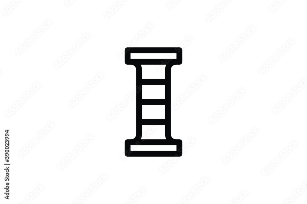 Sauna Outline Icon - Bamboo Sauna Outline Icon - Bamboo