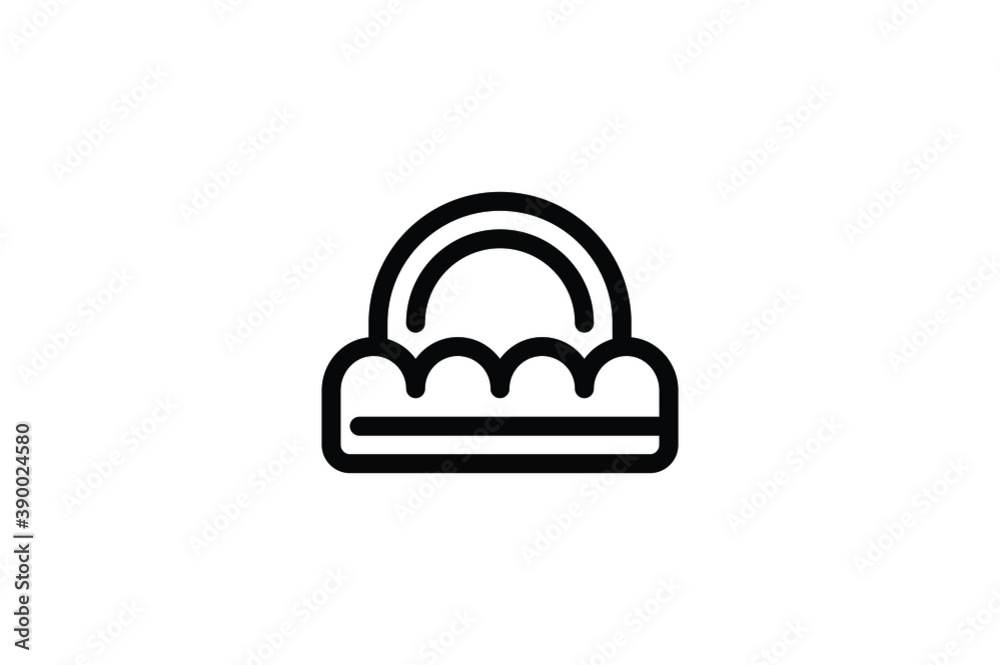 Sauna Outline Icon - Hat Sauna Outline Icon - Hat