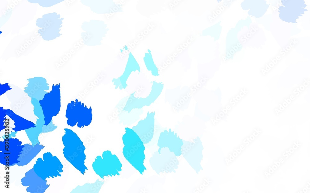 Fototapeta premium Light BLUE vector texture with abstract forms.