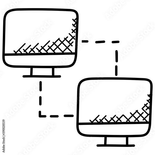  Computer sharing via server network, client server 