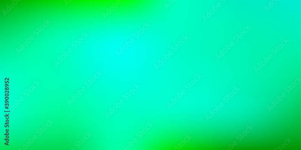Obraz premium Light Green vector blur pattern.