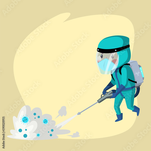 The medic spray disinfectant