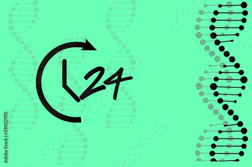 Biological control (circadian clock) is a biochemical oscillator that control metabolism, physiology, and behavior of organism for 24 hours