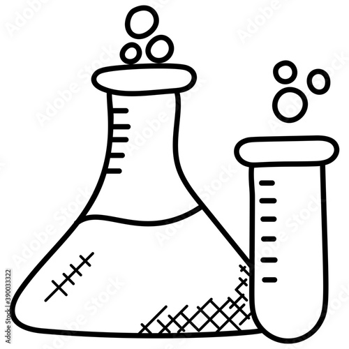 
Laboratory glassware used to take chemical sample, test tube
