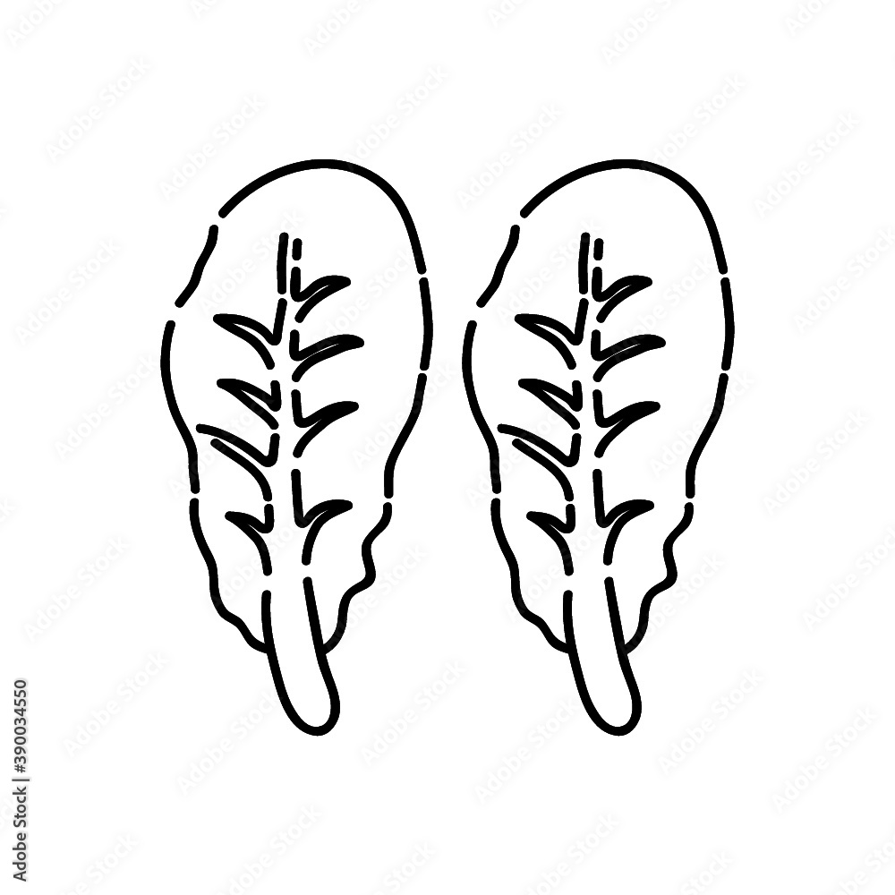 mustard green outline icon vector illustration mustard green outline icon vector illustration