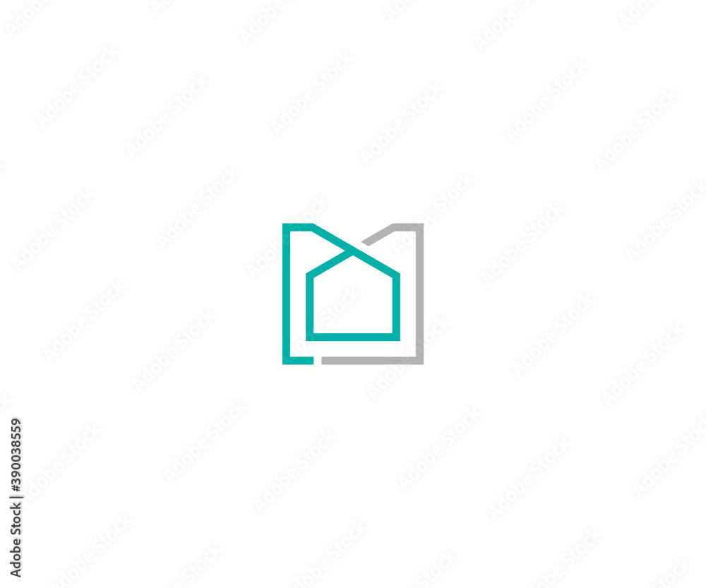 Abstract house logo icon design template vector Abstract house logo icon design template vector