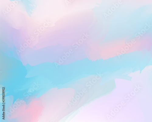 Abstract colorful watercolor for background. Pastel mesh background © kittikorn Ph.