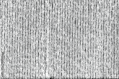 Grunge texture of a rough surface, similar to corrugated cardboard with vertical stripes. Rough uneven texture. Abstract background. Vector illustration. Overlay template.