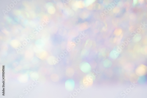 abstract bokeh background. christmas bokeh. blue blurred background. silvery shine