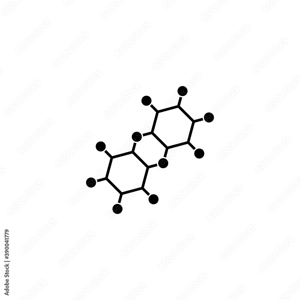 atom and molecule icon set vector symbol atom and molecule icon set vector symbol