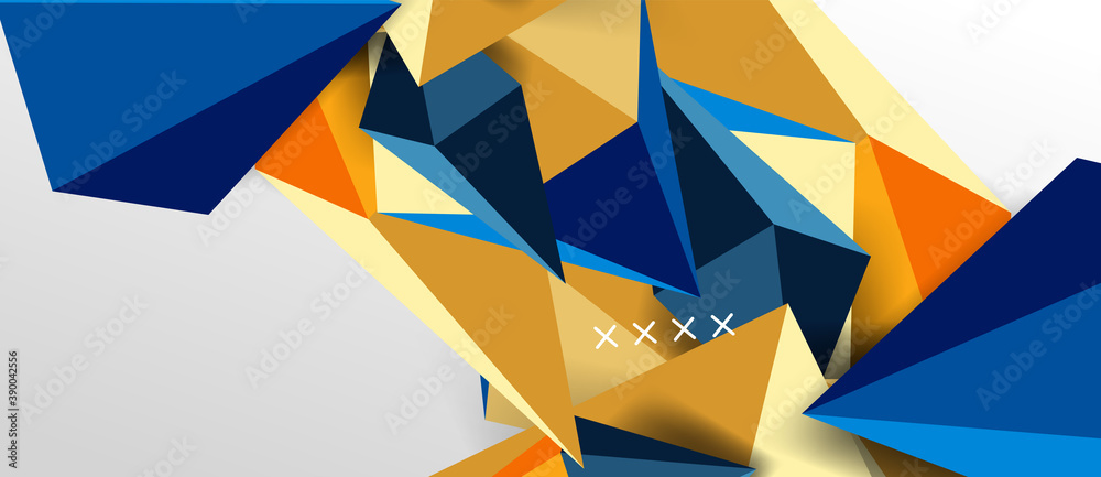3d low poly abstract shape background vector illustration 3d low poly abstract shape background vector illustration