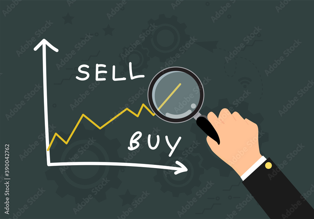 Business man write of stock exchange concept graph hand drawing on blackboard. Business man write of stock exchange concept graph hand drawing on blackboard.