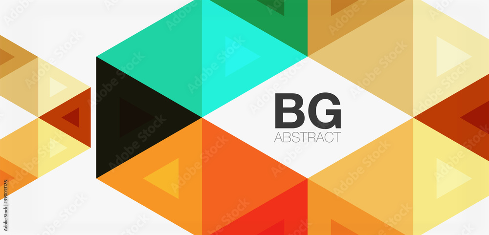 Mosaic triangle pattern abstract background for cover, banner, flyer and poster and other template Mosaic triangle pattern abstract background for cover, banner, flyer and poster and other template