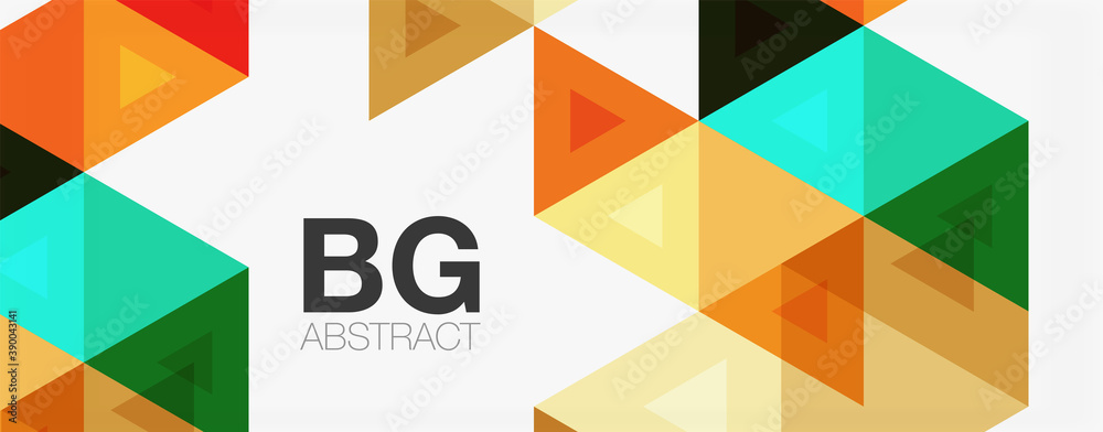 Mosaic triangle pattern abstract background for cover, banner, flyer and poster and other template Mosaic triangle pattern abstract background for cover, banner, flyer and poster and other template