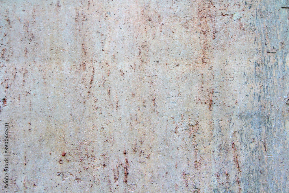 Retro concrete weathered wall old texture with rust leaks, with white, brown, gray and beige spots.. Design template. An old crumbling plaster. The background for text and design Retro concrete weathered wall old texture with rust leaks, with white, brown, gray and beige spots.. Design template. An old crumbling plaster. The background for text and design