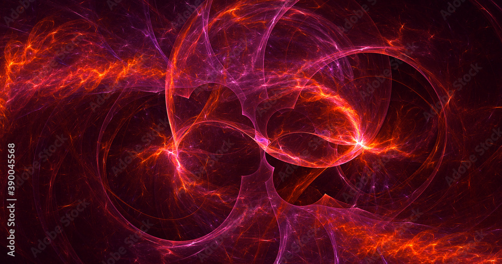 3D rendering abstract multicolor fractal light background 3D rendering abstract multicolor fractal light background