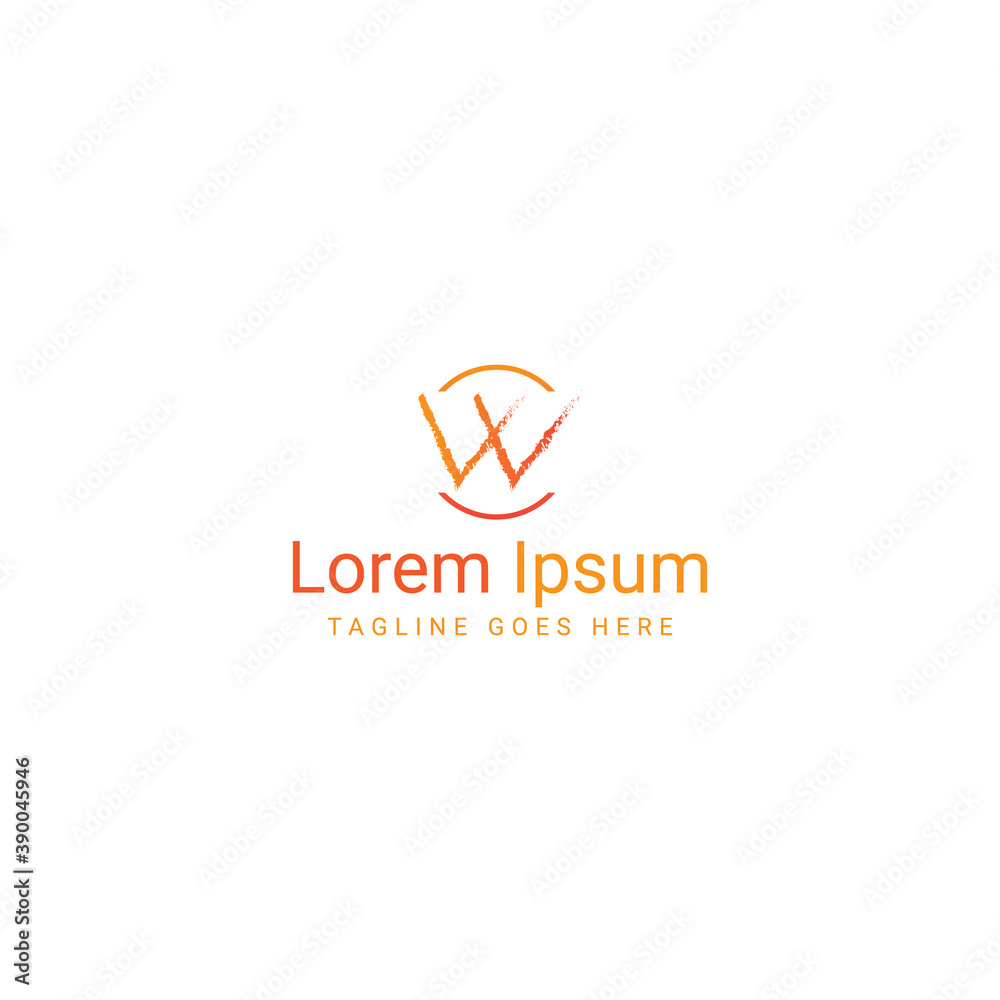 w letter logo vector template w letter logo vector template