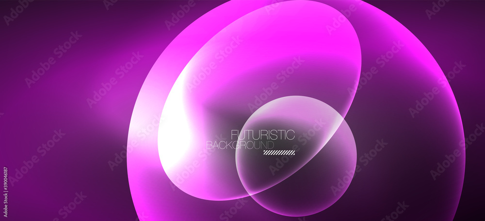 Neon ellipses abstract backgrounds. Shiny bright round shapes glowing in the dark. Vector futuristic illustrations for covers, banners, flyers and posters and other Neon ellipses abstract backgrounds. Shiny bright round shapes glowing in the dark. Vector futuristic illustrations for covers, banners, flyers and posters and other