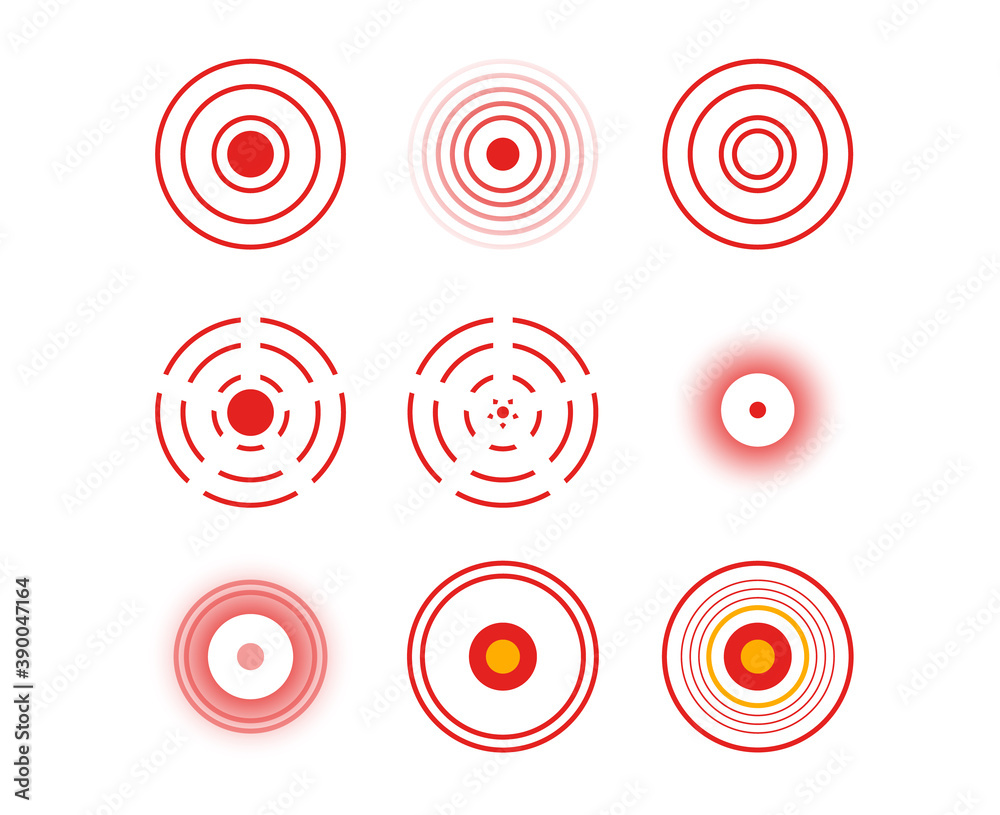 Pain circles. Vector Pain circles. Vector