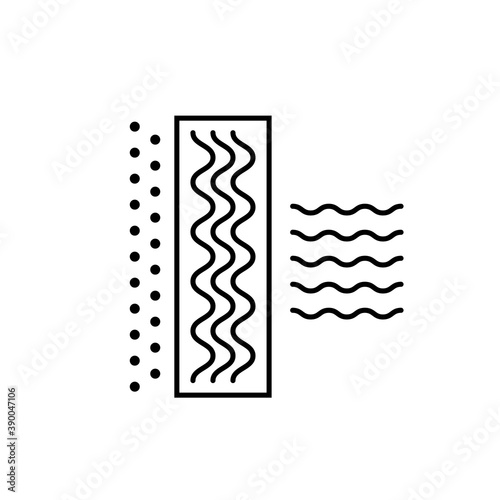 Air purifier. Vector icon