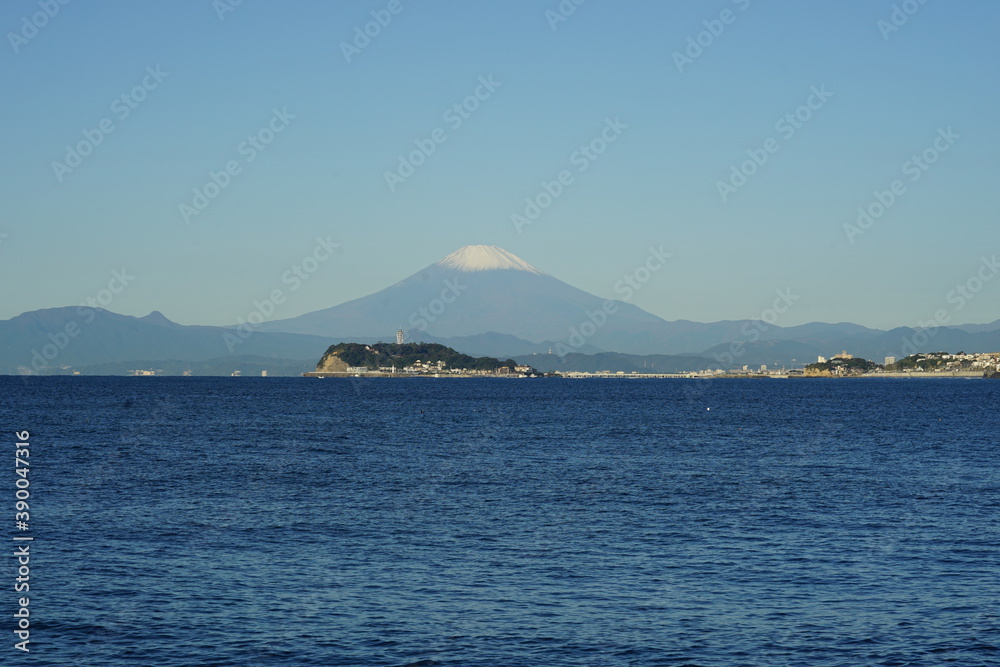 富士山と江の島