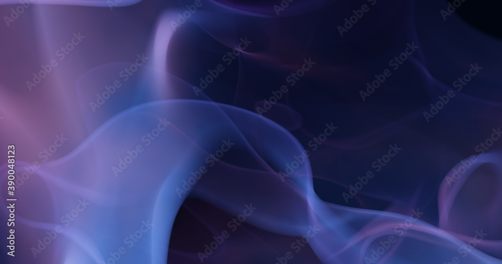 Abstract  defocused geometric curves 4k resolution background for wallpaper, backdrop and varied nature elegant design. Dark purple, royal blue and black colors.