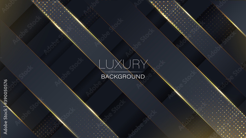 luxury abstract technology modern black and gold glitter particles background. Graceful pattern vector design. luxury abstract technology modern black and gold glitter particles background. Graceful pattern vector design.