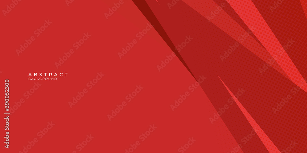 abstract red presentation background with geometric shapes design with ...