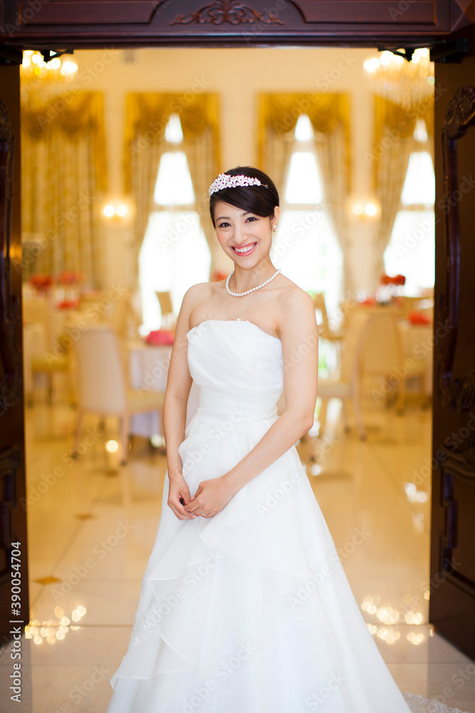 Naklejka premium 新婦ポートレート