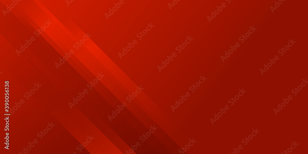 Fototapeta premium Red abstract presentation background with shiny geometric lights