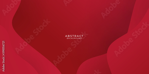 Red abstract wavy background 