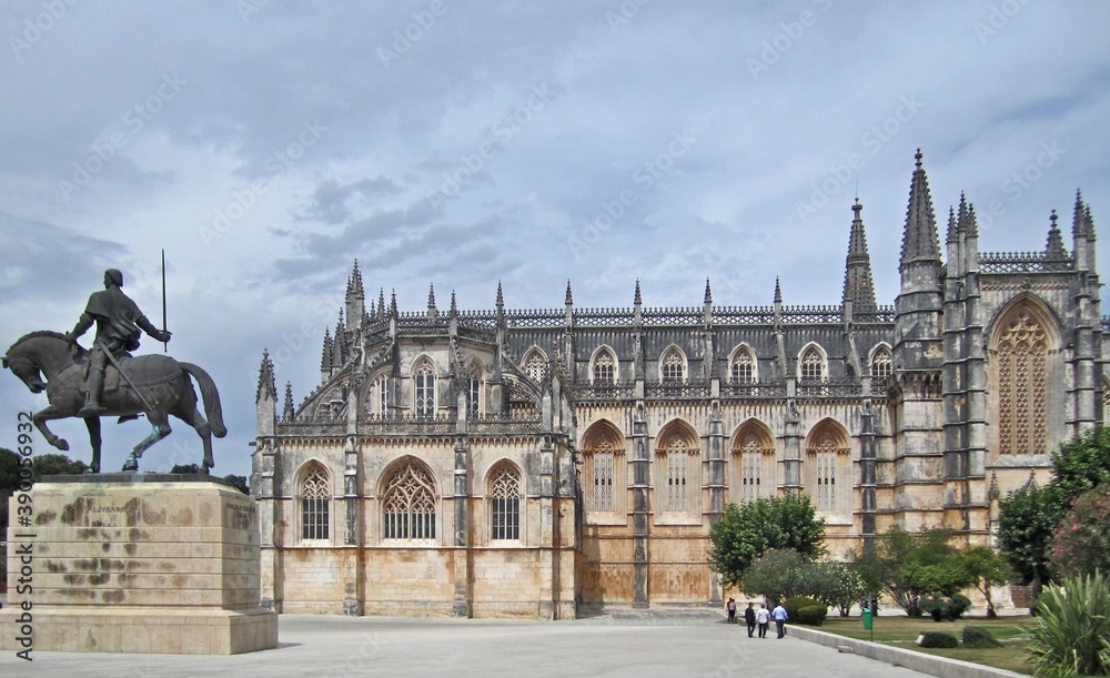 Fototapeta premium Historic monastery in Batalha, Centro - Portugal