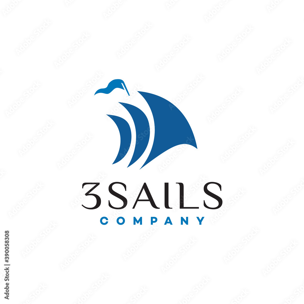 Creative Sails Logo Design Vector Creative Sails Logo Design Vector