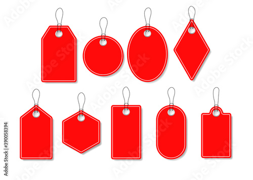 Tag. Label. Gift tags. Discount tags