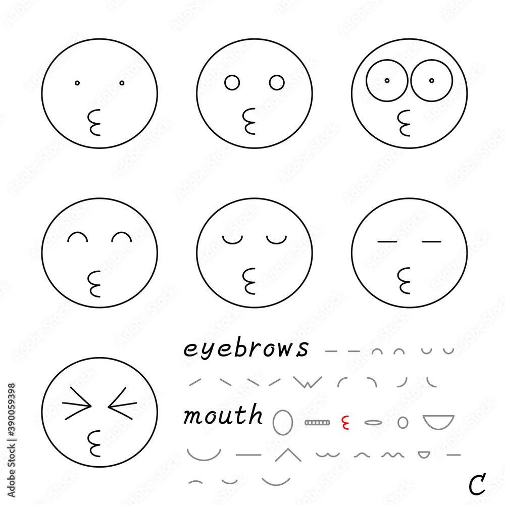 facial expression icon_00_c facial expression icon_00_c