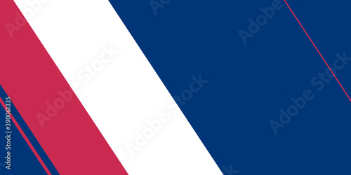 Abstract blue white red US America presentation background. Suit for social media post stories and presentation template.