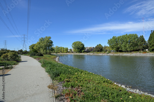 アメリカの計画住宅地：レッドウッド・ショアーズの街並み