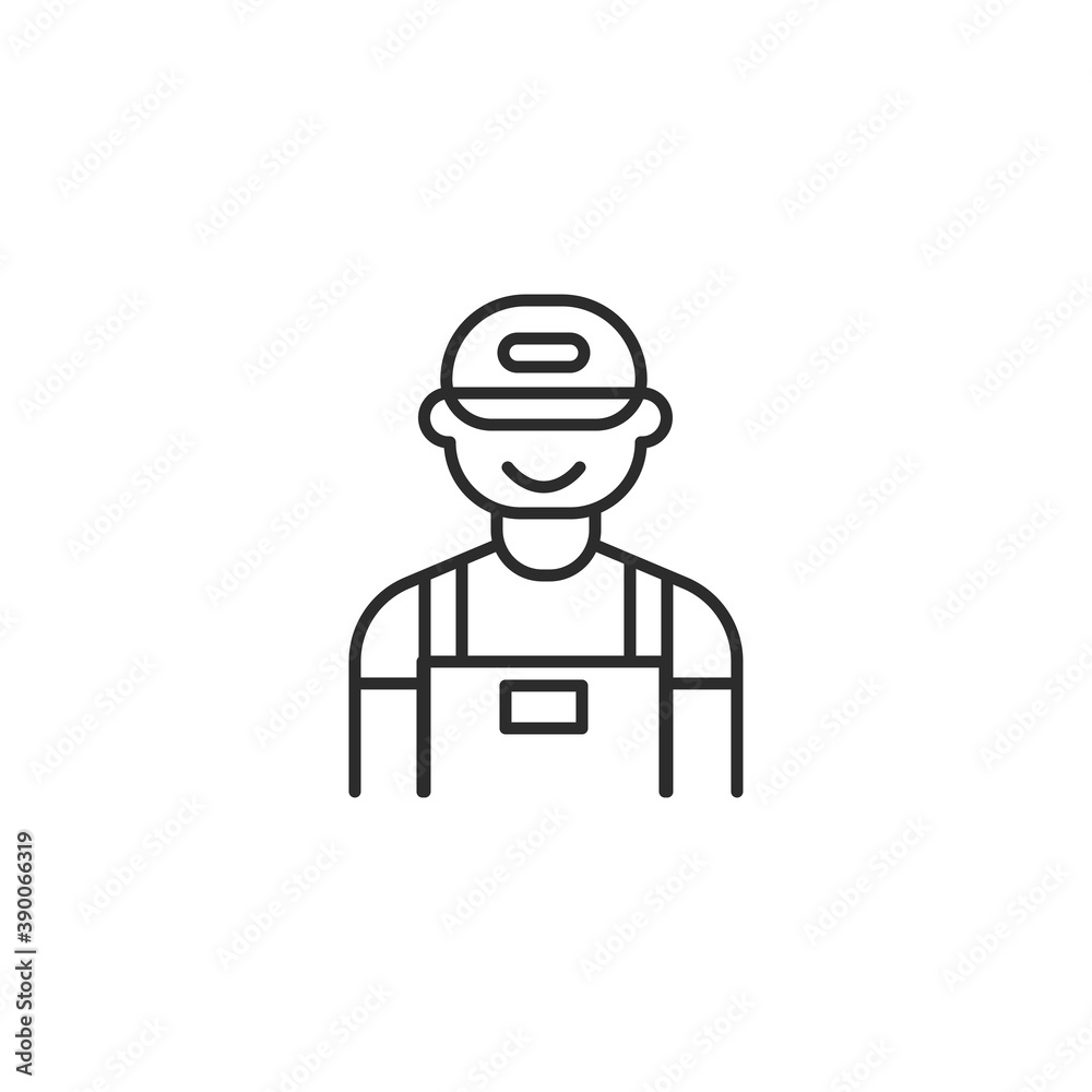Mechanic icon isolated on white background. Repairmen symbol modern, simple, vector, icon for website design, mobile app, ui. Vector Illustration Mechanic icon isolated on white background. Repairmen symbol modern, simple, vector, icon for website design, mobile app, ui. Vector Illustration