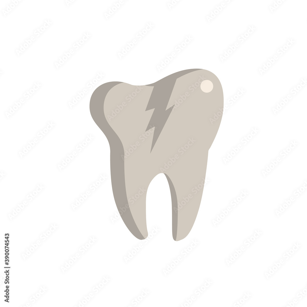 Hole In The Tooth icon. Simple element from dentistry collection. Creative Hole In The Tooth icon for web design, templates, infographics and more