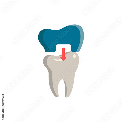 Dental Crown icon. Simple element from dentistry collection. Creative Dental Crown icon for web design, templates, infographics and more