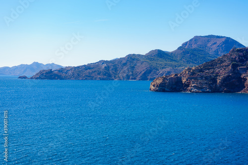 Sea coast landscape in Spain © Voyagerix