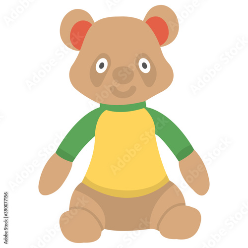 
Kids favourite toy, a teddy bear is  a soft toy in the form of a bear 
