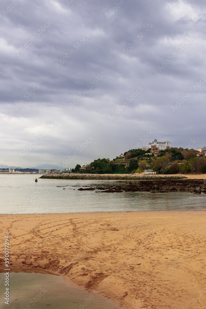 rocky beach in the city of santander rocky beach in the city of santander
