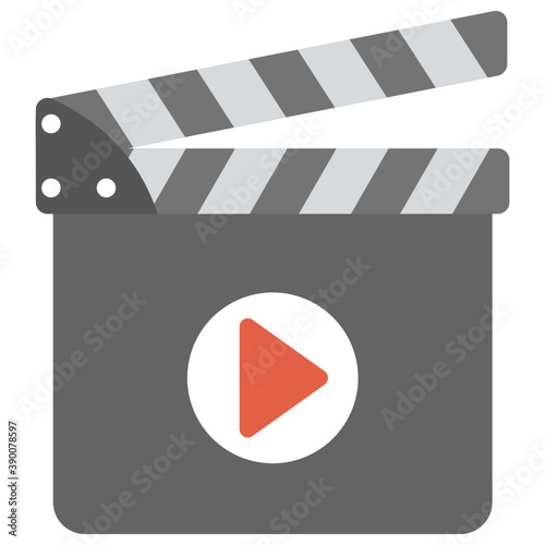 
Media player clapper board, movie 
