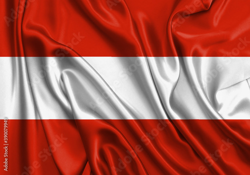 Free Download Austria , national flag on fabric texture. International relationship. - GFXLoad