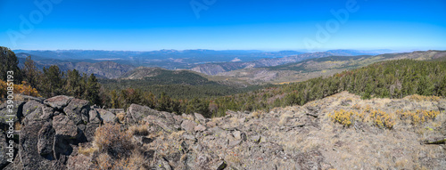 MT. ROSE WILDERNESS, UNITED STATES - Sep 27, 2020: A view of the Truckee area photo