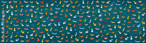 Photography Dogs pattern